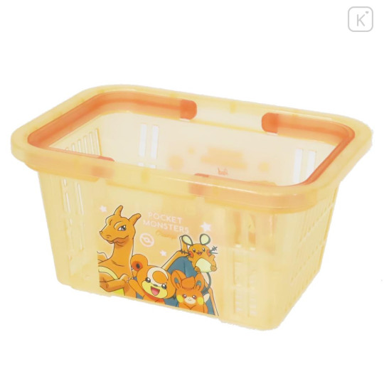 Japan Pokemon Mini Basket - Charmander & Fuecoco & Pawmi / Orange - 1