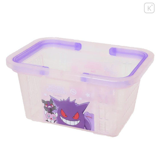 Japan Pokemon Mini Basket - Eevee & Gengar & Ditto / Purple - 1