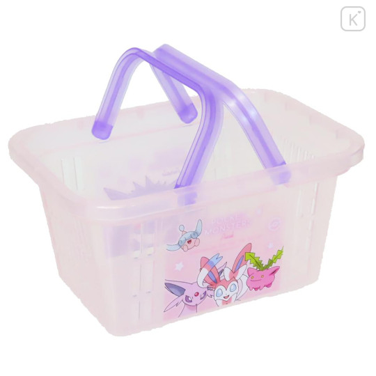 Japan Pokemon Mini Basket - Eevee & Gengar & Ditto / Purple - 2