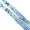 Japan Pokemon Neck Strap - Piplup & Quaxly / Gradient Blue - 2