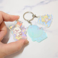 Japan Pokemon Acrylic Keychain 3 Charm - Espurr & Scorbunny / Pokepeace Aurora - 2