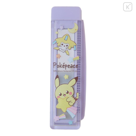 Japan Pokemon Folding Compact Comb & Mirror - Pikachu / Pokepeace - 1