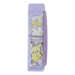 Japan Pokemon Folding Compact Comb & Mirror - Pikachu / Pokepeace