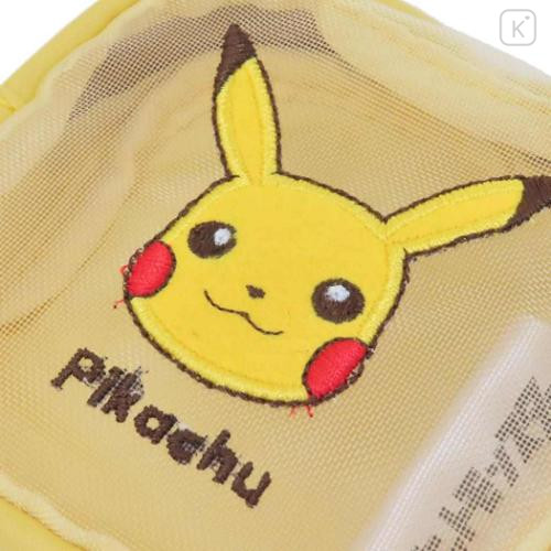 Japan Pokemon Mini Pouch - Pikachu / Mesh - 4