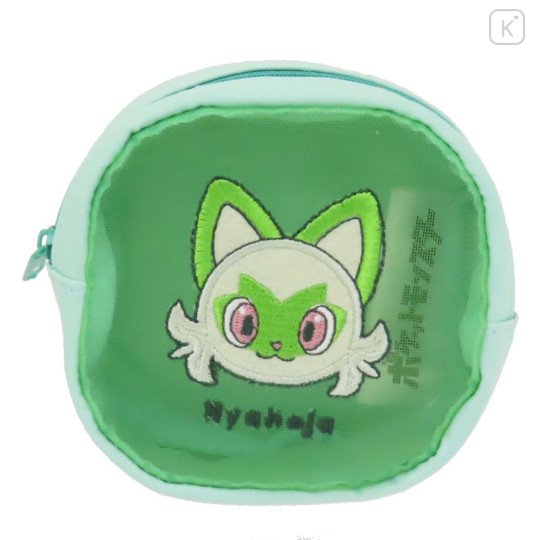 Japan Pokemon Mini Pouch - Sprigatito / Mesh - 1