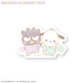 Japan Sanrio Big Sticker - Badtz-maru & Pochacco / Toddler Look Up For Hug - 1