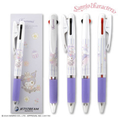 Japan Sanrio Jetstream 2 Color Multi Ball Pen - Kuromi / Rabbit Party