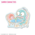 Japan Sanrio Big Sticker - Hangyodon / Have A Drink - 1