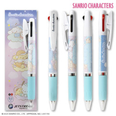 Japan Sanrio Jetstream 2 Color Multi Ball Pen - Cinnamoroll & Pochacco & Pompompurin / Good Dream