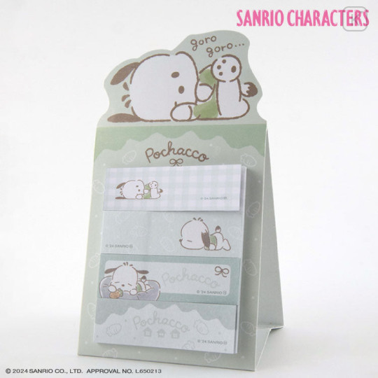 Japan Sanrio Sticky Notes Stand - Pochacco / Daze Chill Time - 1