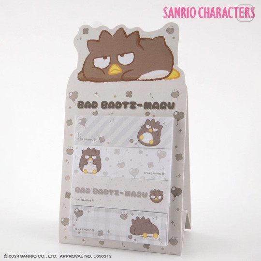 Japan Sanrio Sticky Notes Stand - Bad Badtz-maru / Daze Chill Time - 1