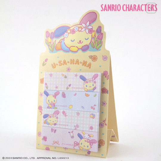 Japan Sanrio Sticky Notes Stand - Usahana / Daze Chill Time - 1