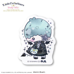 Japan Sanrio Big Sticker - Little Twin Stars / Dolly Mix Kiki Devil