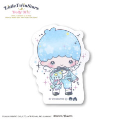 Japan Sanrio Big Sticker - Little Twin Stars / Dolly Mix Kiki Angel