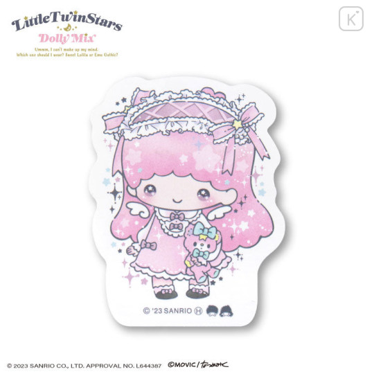 Japan Sanrio Big Sticker - Little Twin Stars / Dolly Mix Lala Angel - 1