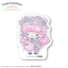 Japan Sanrio Big Sticker - Little Twin Stars / Dolly Mix Lala Angel