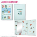 Japan Sanrio Folding Mirror & Card Case - Hangyodon / Comic - 1