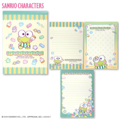 Japan Sanrio A6 Notepad - Keroppi / Colorful Gummy