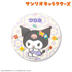 Japan Sanrio Big Sticker - Kuromi / Retro Room