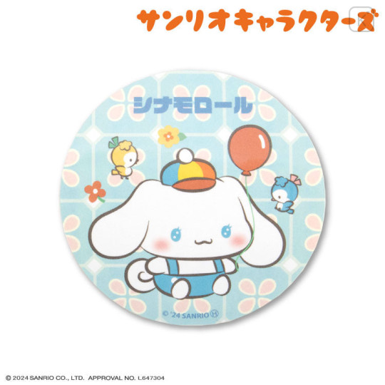 Japan Sanrio Big Sticker - Cinnamoroll / Retro Room - 1