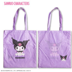 Japan Sanrio Eco Shopping Bag - Kuromi / Smile