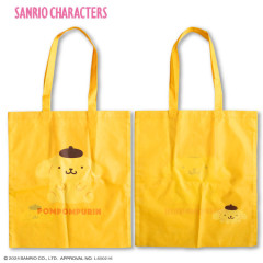 Japan Sanrio Eco Shopping Bag - Pompompurin / Smile