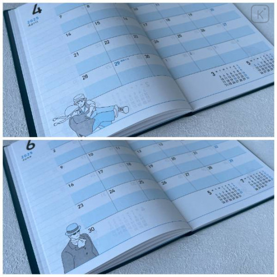 Japan Ghibli A5 Monthly Schedule Book - Castle in the Sky / 2025 - 3