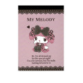 Japan Sanrio A6 Notepad - My Melody / Midnight Melokuro - 1