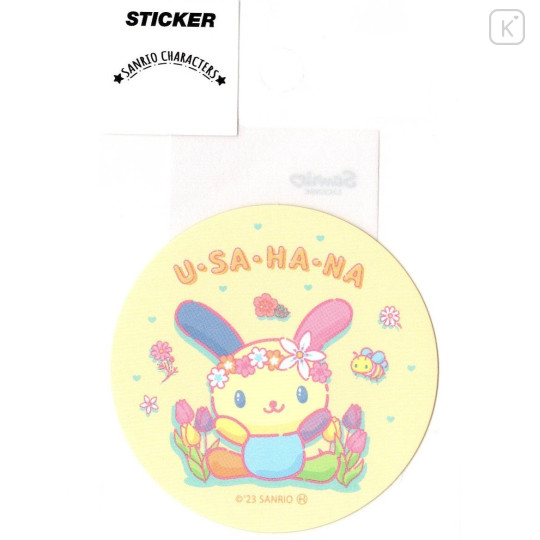 Japan Sanrio Big Sticker - Usahana / Flower - 1