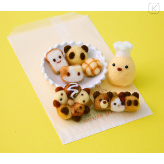 Japan Hamanaka Aclaine Needle Felting Kit - Chick Bakery - 1