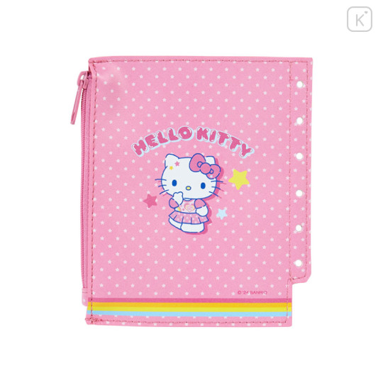 Japan Sanrio Original Mini Pouch - Hello Kitty / Nostalgic Profile Book - 2