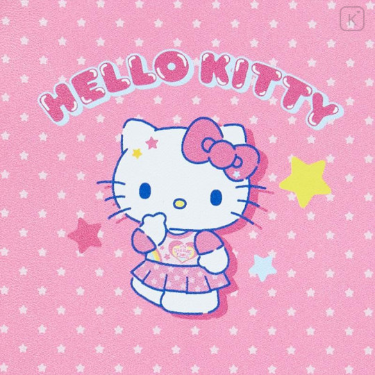 Japan Sanrio Original Mini Pouch - Hello Kitty / Nostalgic Profile Book - 4