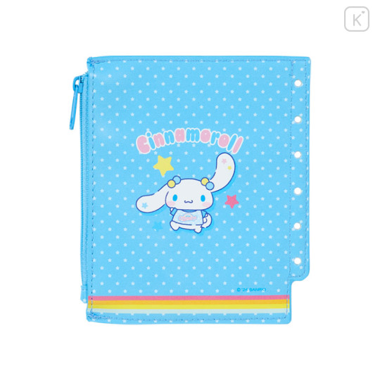 Japan Sanrio Original Mini Pouch - Cinnamoroll / Nostalgic Profile Book - 2