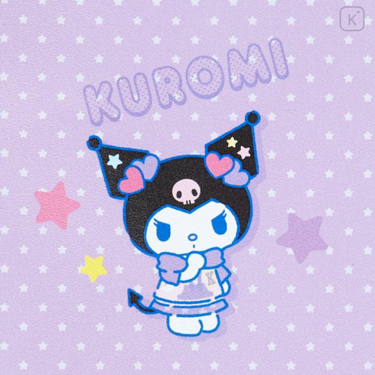 Japan Sanrio Original Mini Pouch - Kuromi / Nostalgic Profile Book - 4