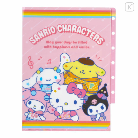 Japan Sanrio Original Clear File Set - Nostalgic Profile Book - 3