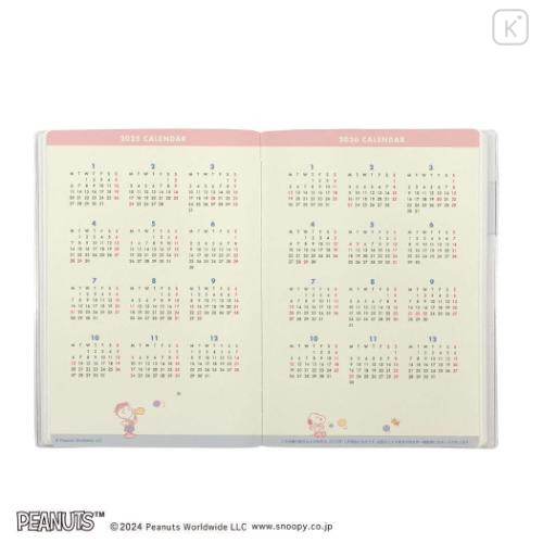 Japan Peanuts B6 Planner Monthly Schedule Book - 2025 / Snoopy & Brothers - 5