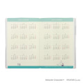 Japan Moomin A5 Planner Monthly Schedule Book - 2025 : Little My Light Yellow - 3