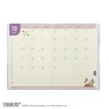 Japan Peanuts A5 Planner Monthly Schedule Book - 2025 / Snoopy White - 5