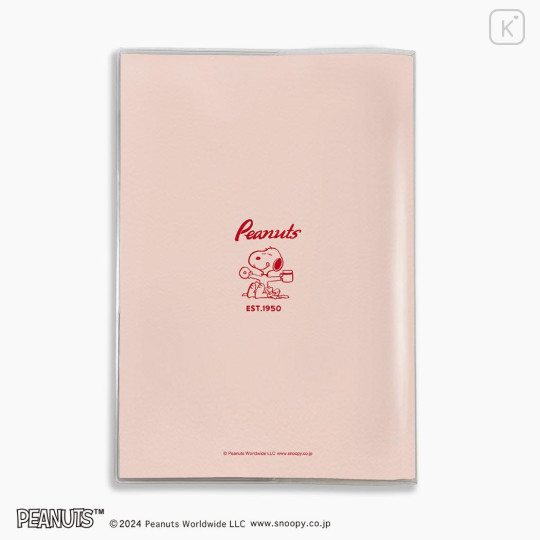 Japan Peanuts A5 Planner Monthly Schedule Book - 2025 / Snoopy & Donut Pink - 2