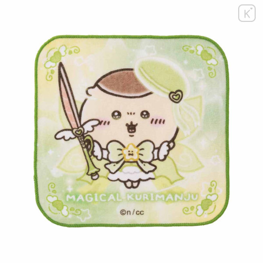 Japan Chiikawa Mini Towel Handkerchief - Kurimanju / Super Magical Chiikawa Power Up - 1