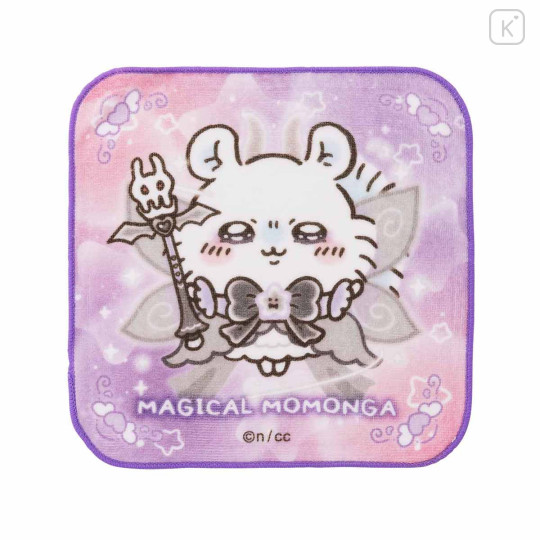 Japan Chiikawa Mini Towel Handkerchief - Momonga / Super Magical Chiikawa Power Up - 1