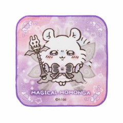 Japan Chiikawa Mini Towel Handkerchief - Momonga / Super Magical Chiikawa Power Up