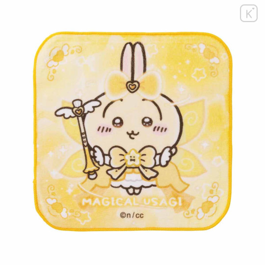 Japan Chiikawa Mini Towel Handkerchief - Rabbit / Super Magical Chiikawa Power Up - 1