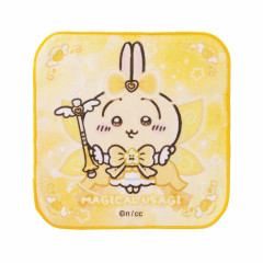 Japan Chiikawa Mini Towel Handkerchief - Rabbit / Super Magical Chiikawa Power Up