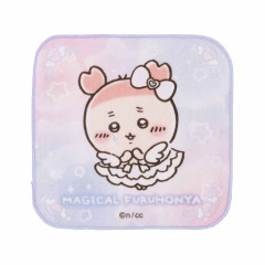 Japan Chiikawa Mini Towel Handkerchief - Furuhonya Kani-chan / Super Magical Chiikawa Power Up