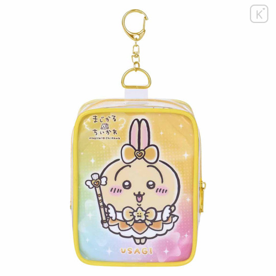 Japan Chiikawa Clear Pouch - Rabbit / Super Magical Chiikawa Power Up - 1