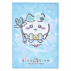 Japan Chiikawa A4 Clear File Folder - Hachiware / Super Magical Chiikawa Hologram