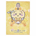 Japan Chiikawa A4 Clear File Folder - Rabbit / Super Magical Chiikawa Hologram - 1