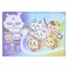 Japan Chiikawa A4 Clear File Folder - Characters / Super Magical Chiikawa Hologram Collection