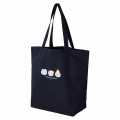 Japan Chiikawa Large Tote Bag - Characters / Super Magical Chiikawa Black Small Face - 3